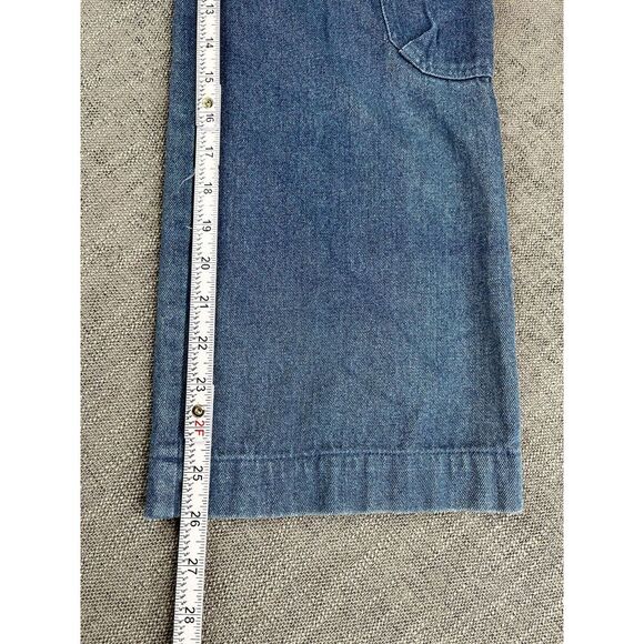 KkCo Jeans Womens Two Tone Blue Colorblock Carpenter Cargo Pants - Sz 25 - Picture 5 of 11